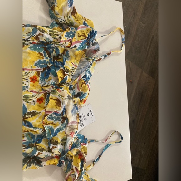 Forever21 Off-the-shoulder Patterned Romper - Picture 2 of 3